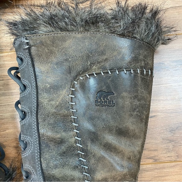 Sorel Cate the Great Waterproof Leather Boots - Picture 2 of 10